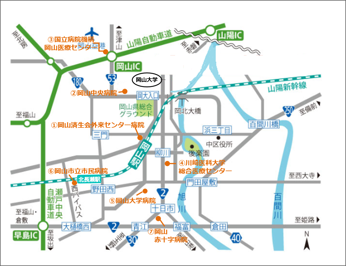 救急病院地図